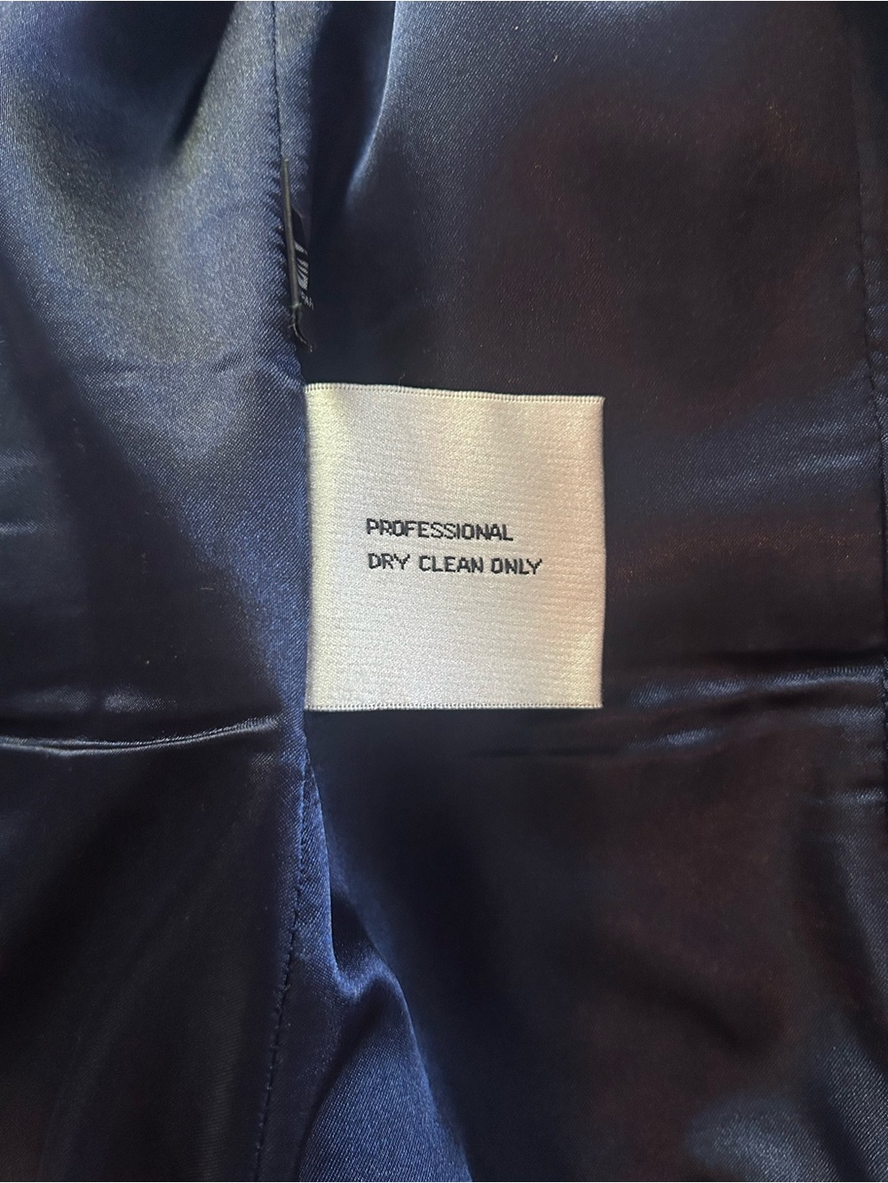 Kenneth Cole New York Navy Belted Wool-Blend Pea Coat with Gold Hardware - Picture 8 of 9